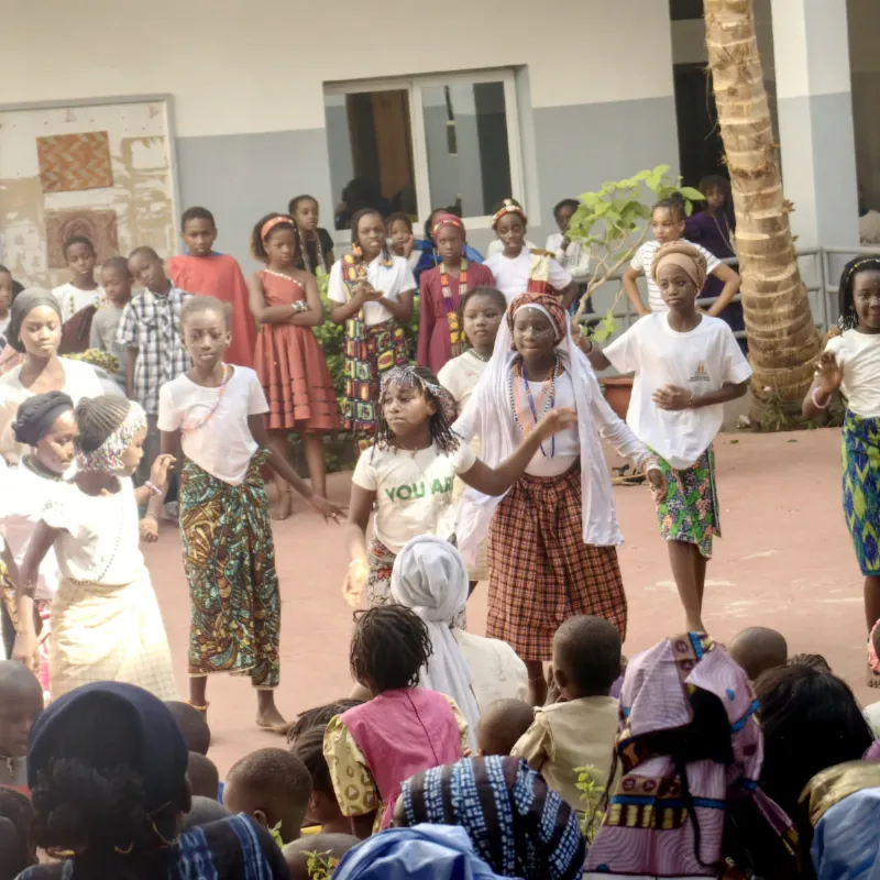 Cultural day at Groupe Scolaire Kambal