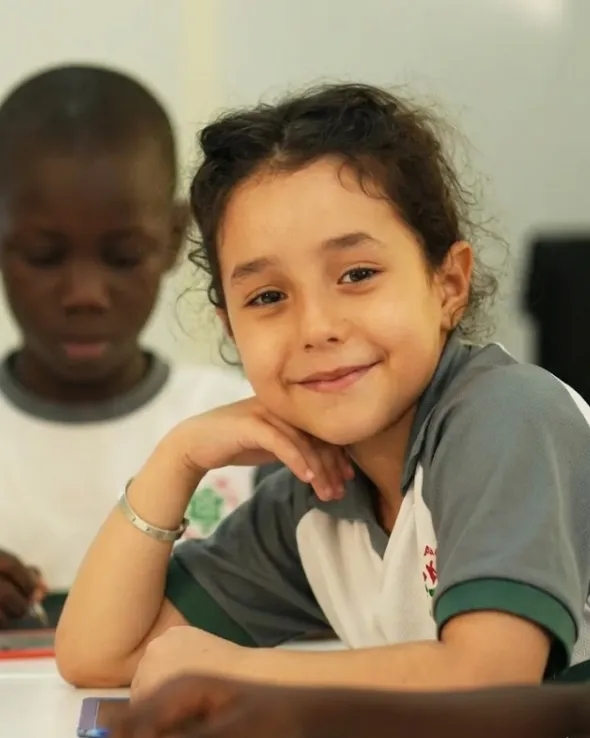 Élèves en apprentissage dans le parcours international