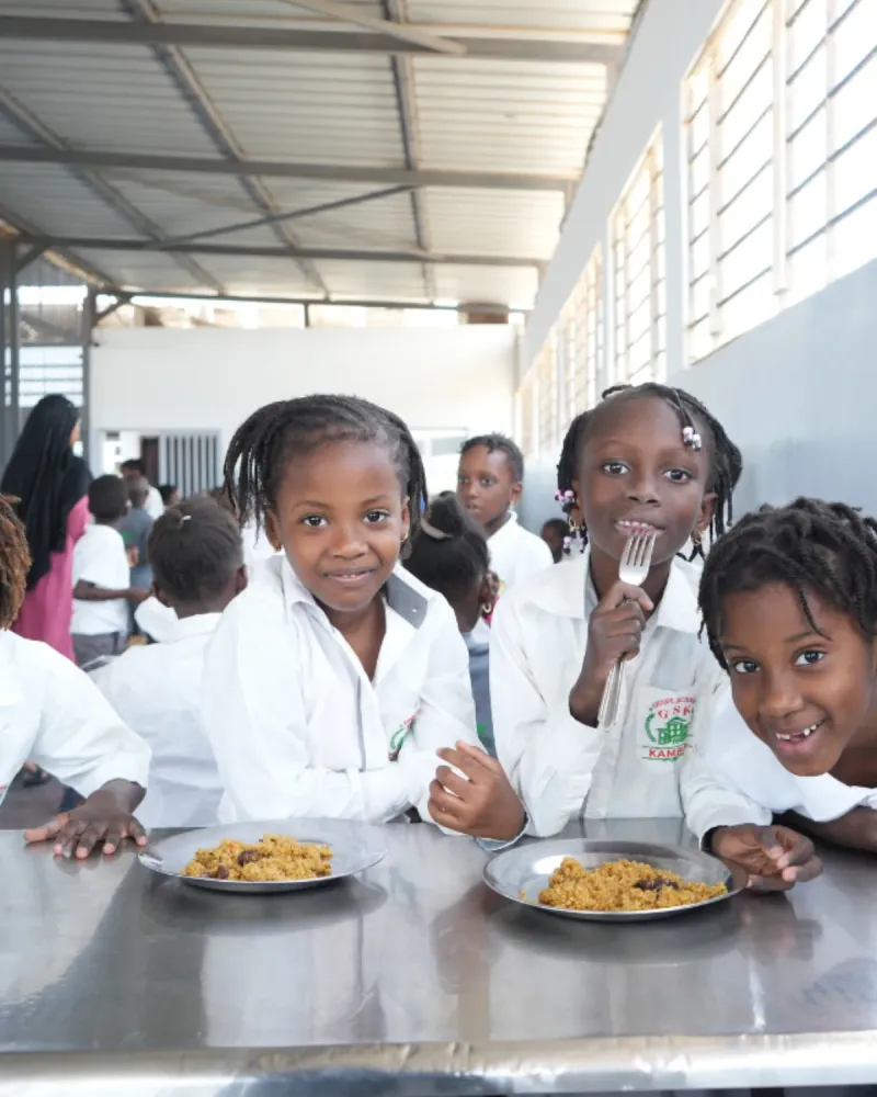 Friendly moment at the canteen — Groupe Scolaire Kambal