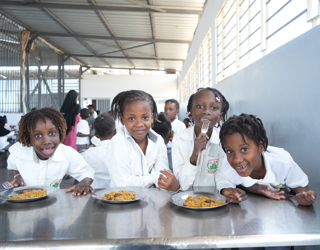 Friendly moment at the canteen — Groupe Scolaire Kambal